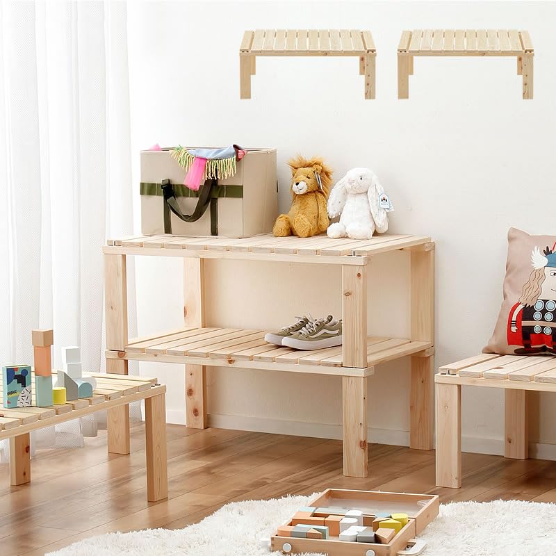 キャンディーノ様専用 木製踏み台、棚 キャンディーノ 木製踏み台、棚